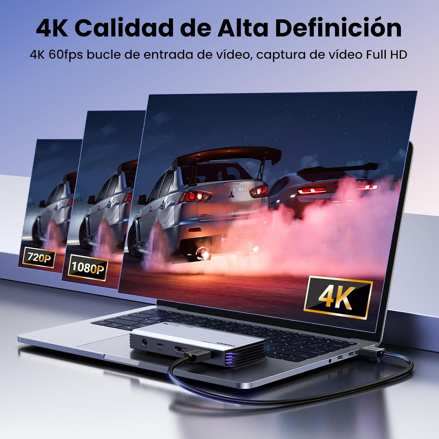 Detalle 2 de UGREEN Captura Video HDMI 4K60Hz para Streaming