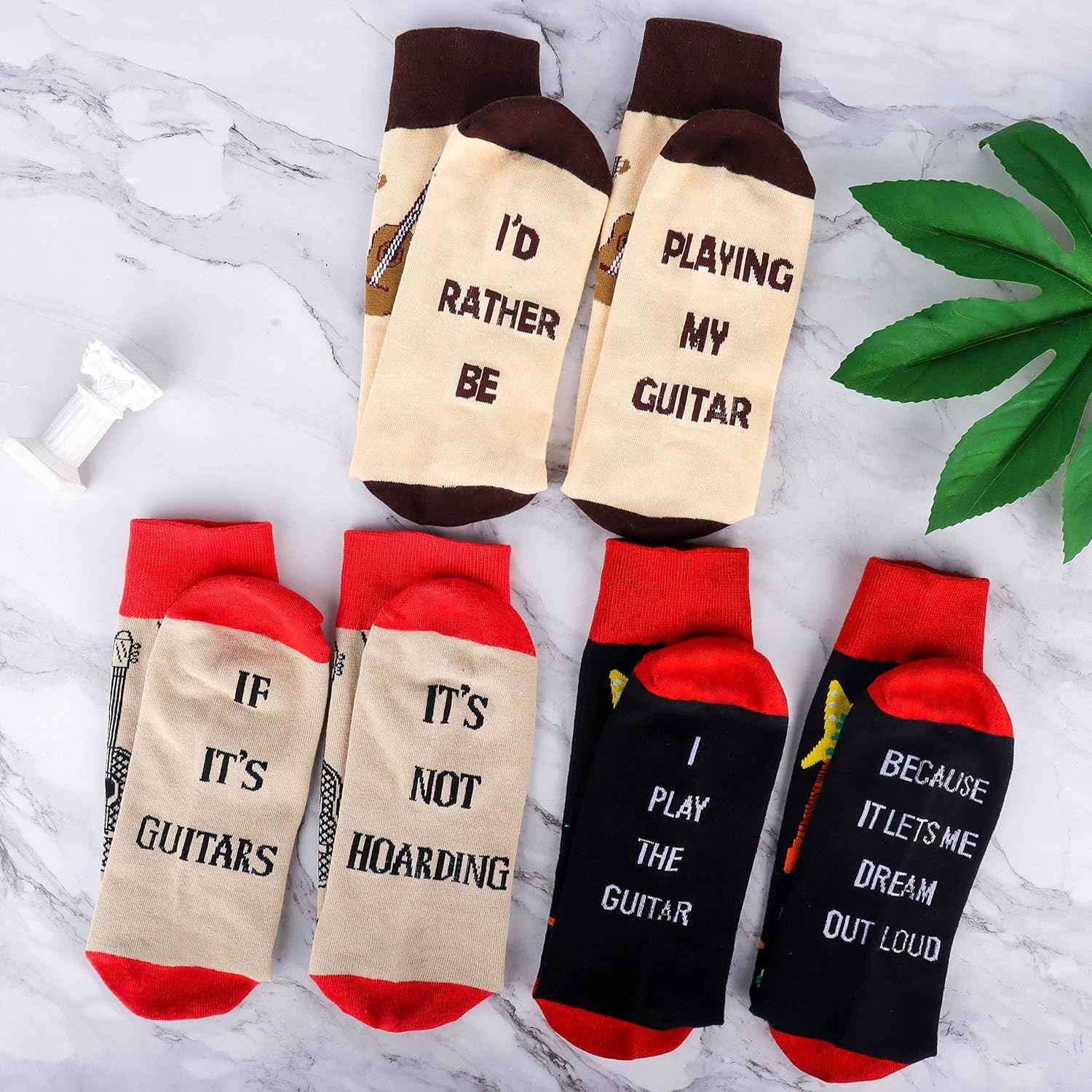 Detalle 1 de Belloxis Mens Socks 9-11 Multipack Guitar Socks