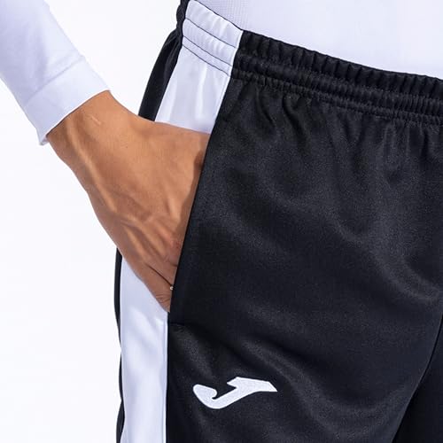 Detalle de Joma Championship IV Pantalones - Hombre, Negro/Blanco, 4XS