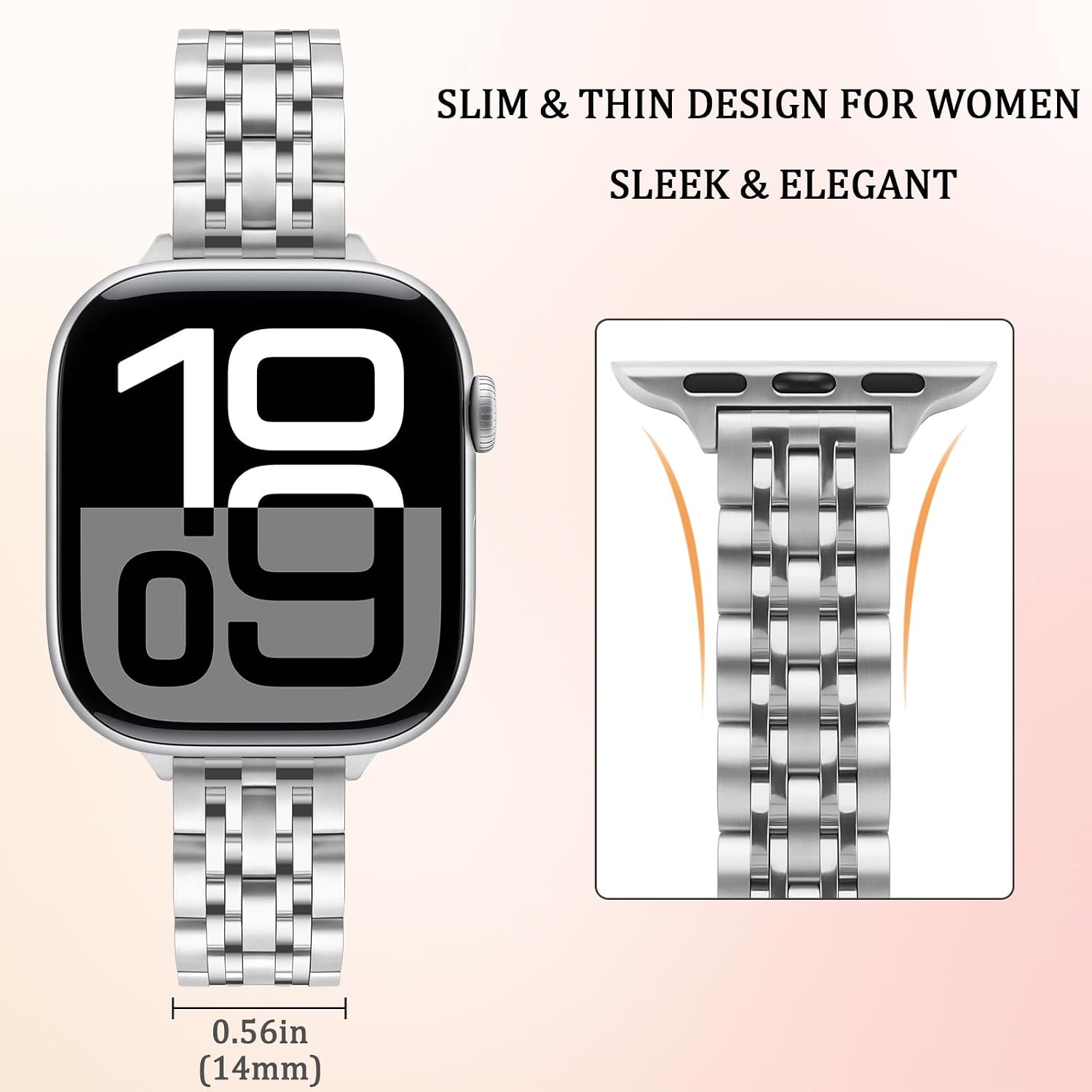 Detalle de Anlinser Metal Strap for Apple Watch 42mm