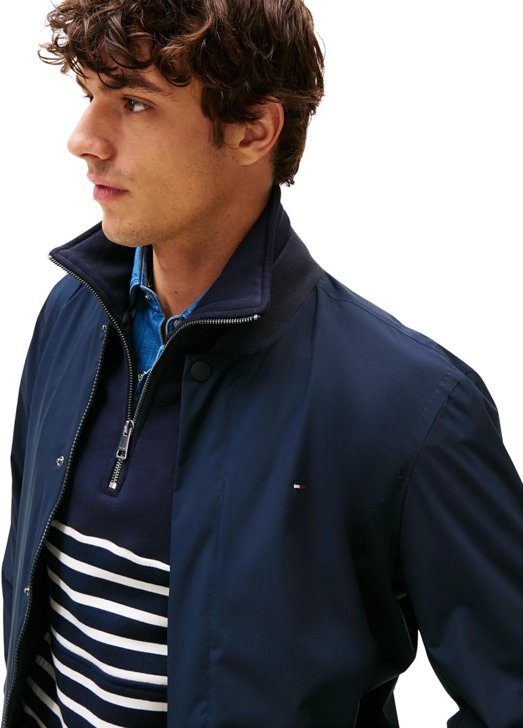 Detalle de Tommy Hilfiger Tech Lightweight Bomber da uomo MW0MW36665