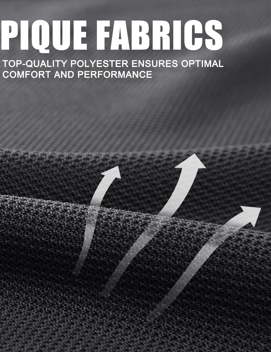 Thumbnail 6 de MAGCOMSEN Men’s Quick-Dry Performance Polo Shirt (Pique Jersey Tactical Golf Style)