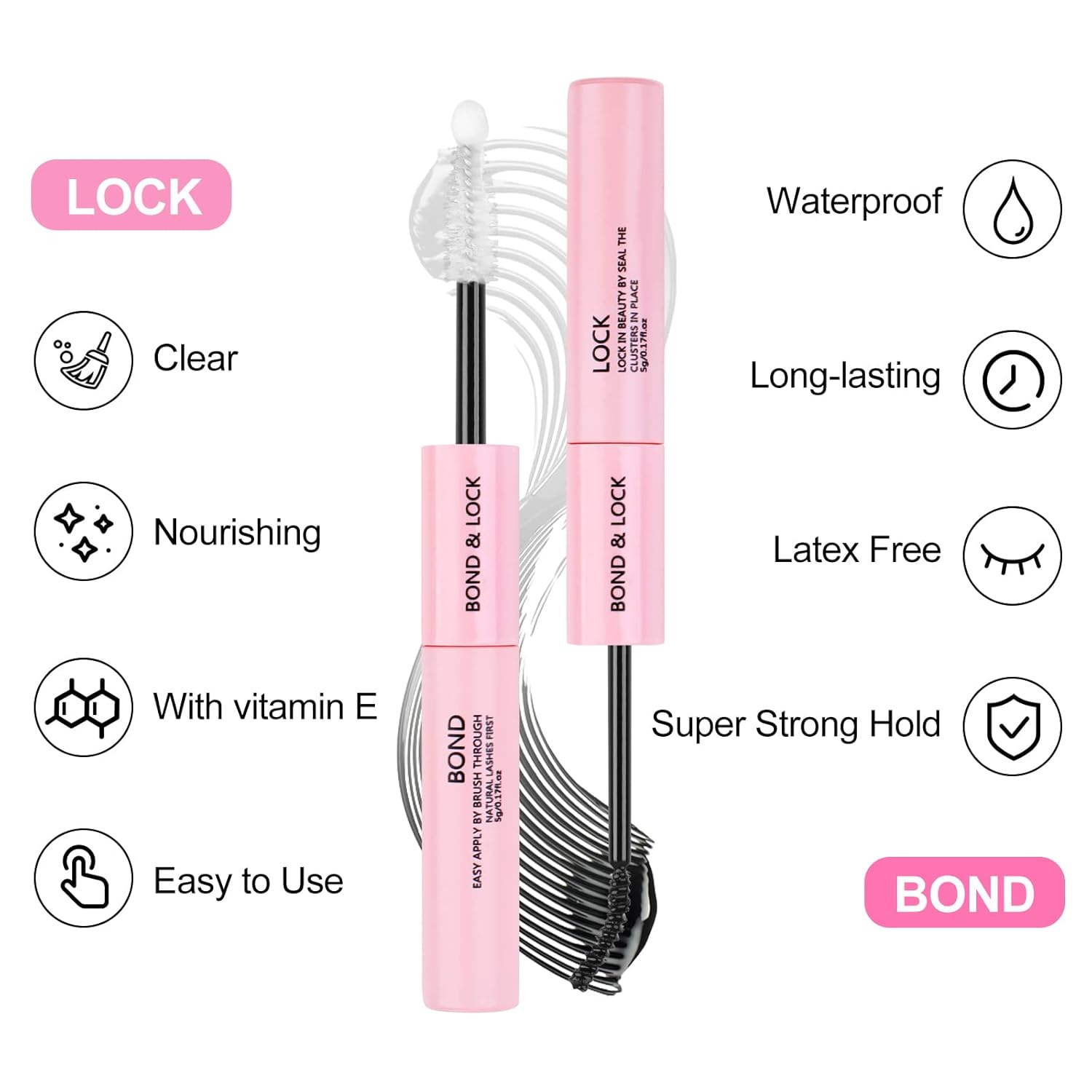 Detalle de Lash Bond and Seal Cluster Eyelash Glue — Waterproof