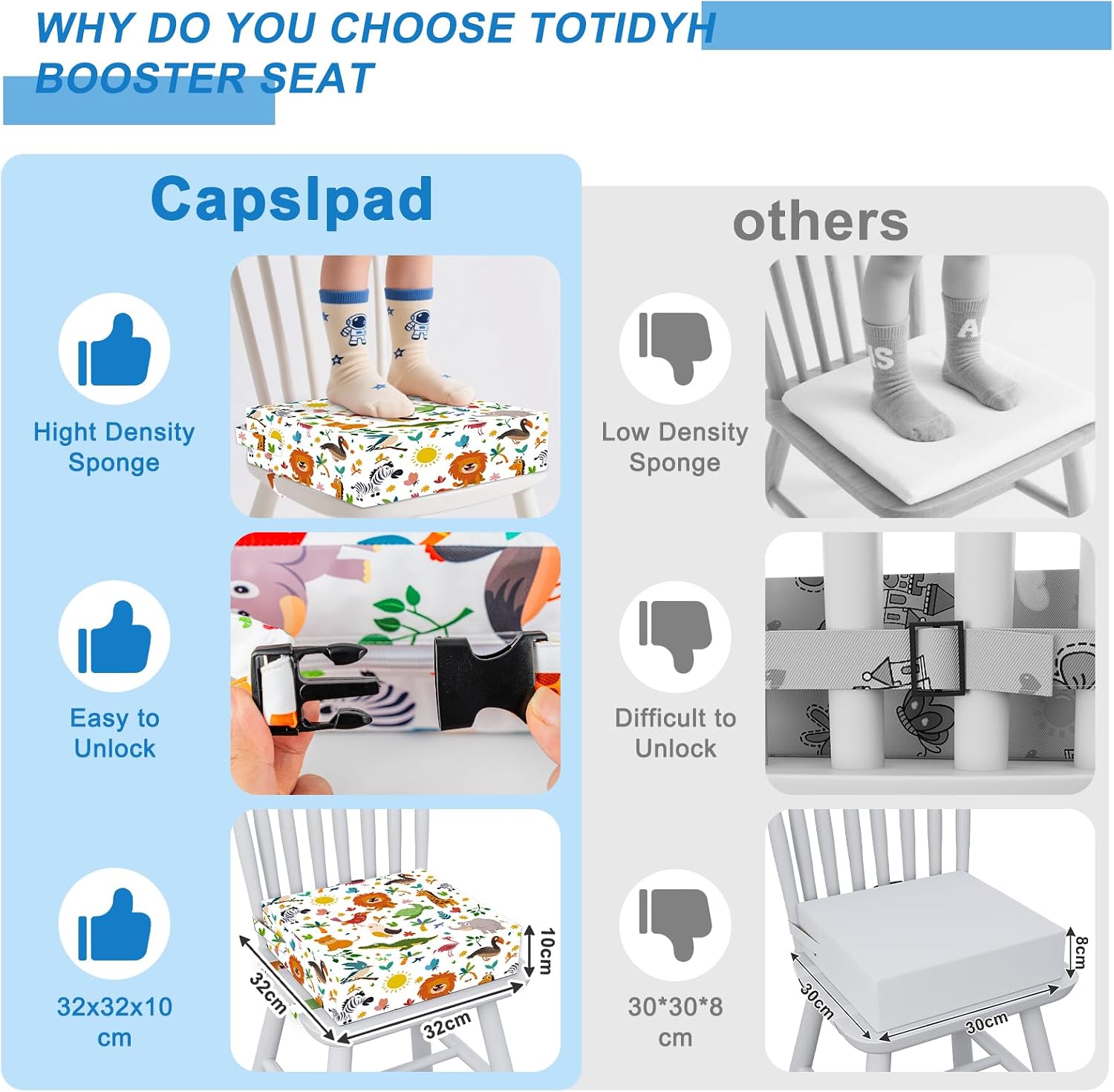 Thumbnail 3 de Toddler booster cushion 32x32x10cm