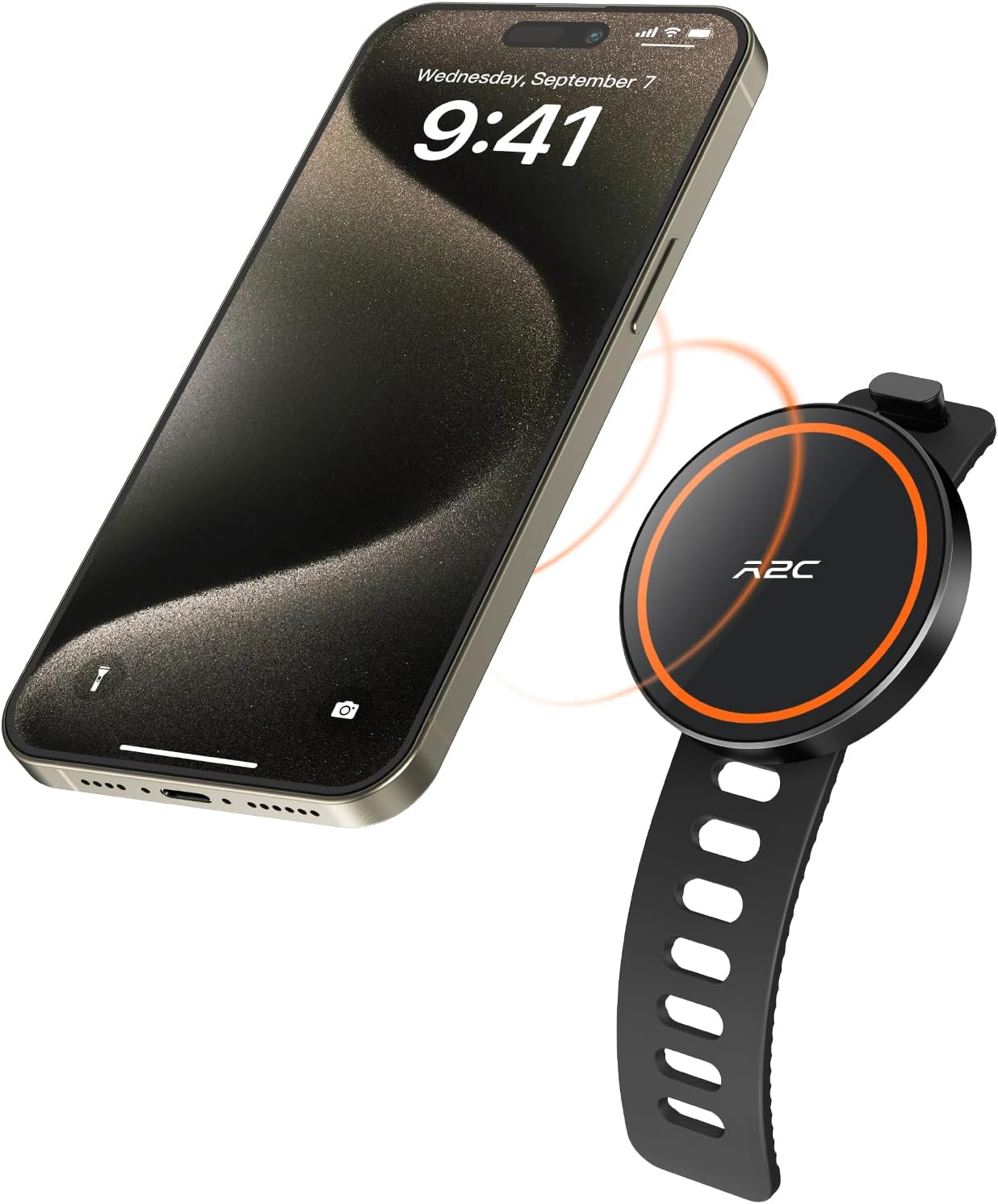Detalle de A2C Gym Fitness Phone Mount Mag-safe Car Mount