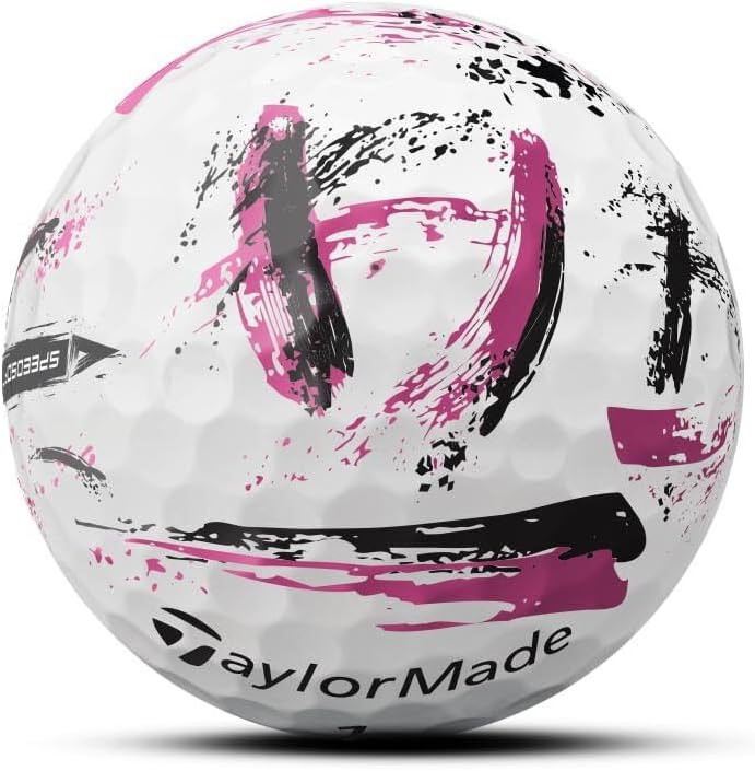 Detalle 2 de TaylorMade TMJ24 SpeedSoft INK ゴルフボール 12個入り マルチレイヤー 2024年モデル