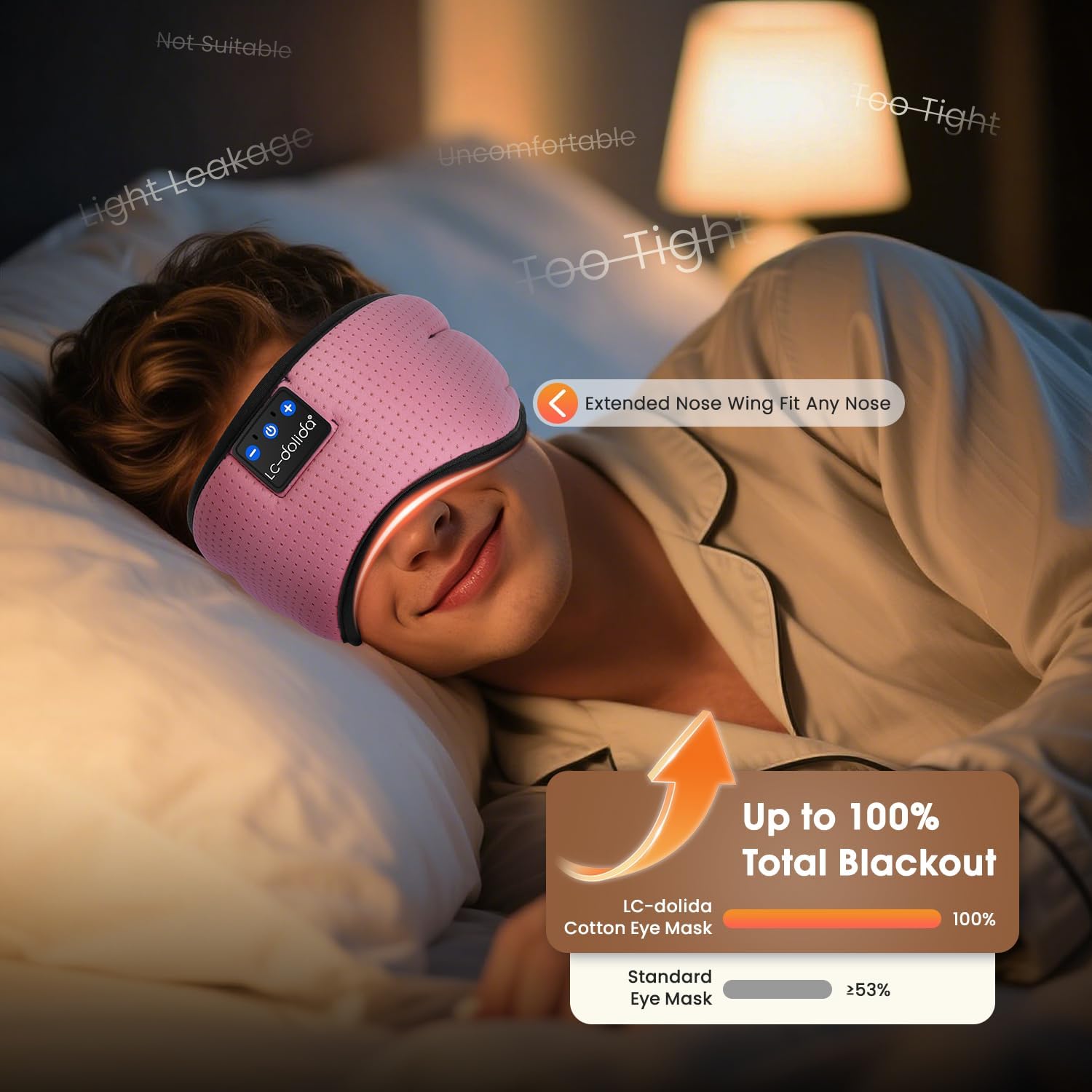 Thumbnail 4 de LC-dolida Bluetooth Sleep Mask 15h