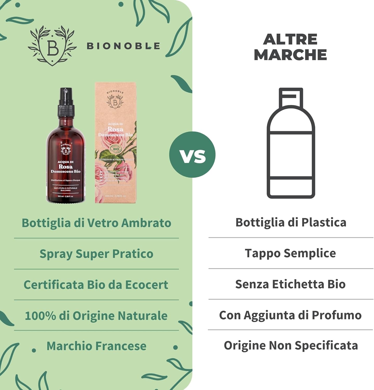 Thumbnail 4 de BIONOBLE Acqua di Rose Spray Bio 100 ml