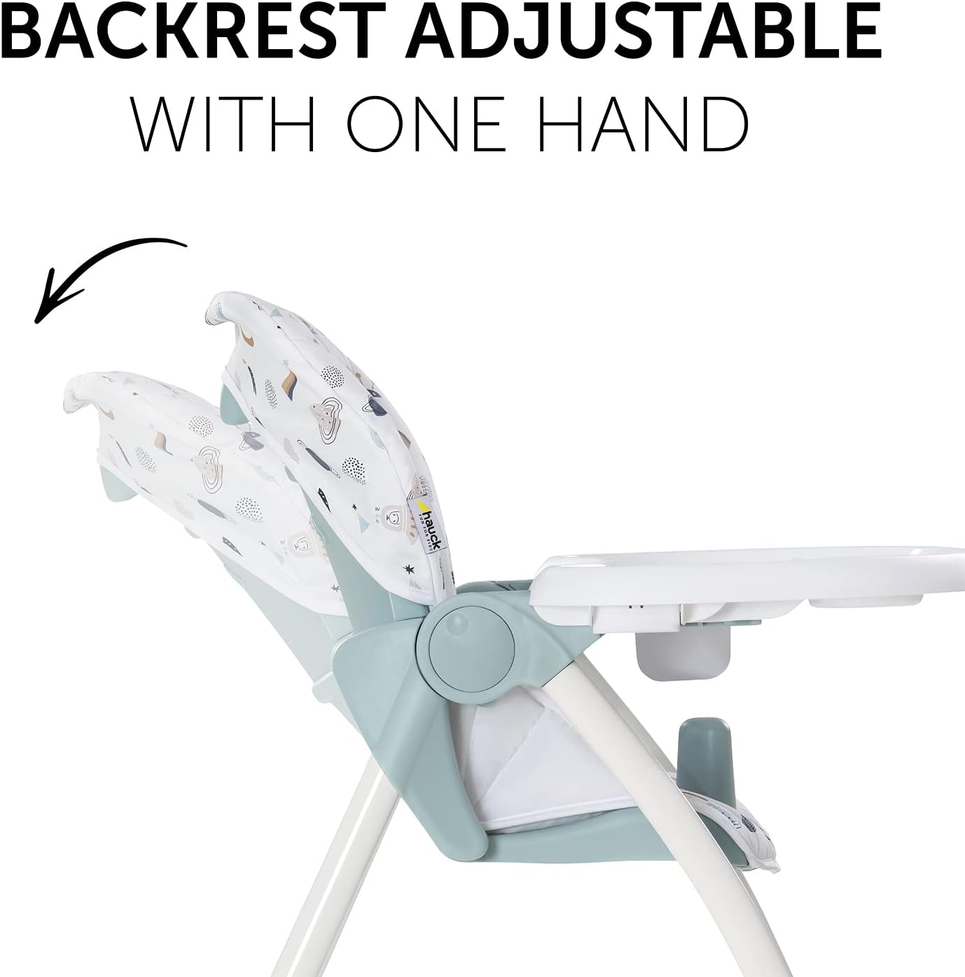 Detalle de hauck Sit N Fold – Chaise Haute Bébé Pliable dès 6 Mois jusqu’à 15 kg, Beige