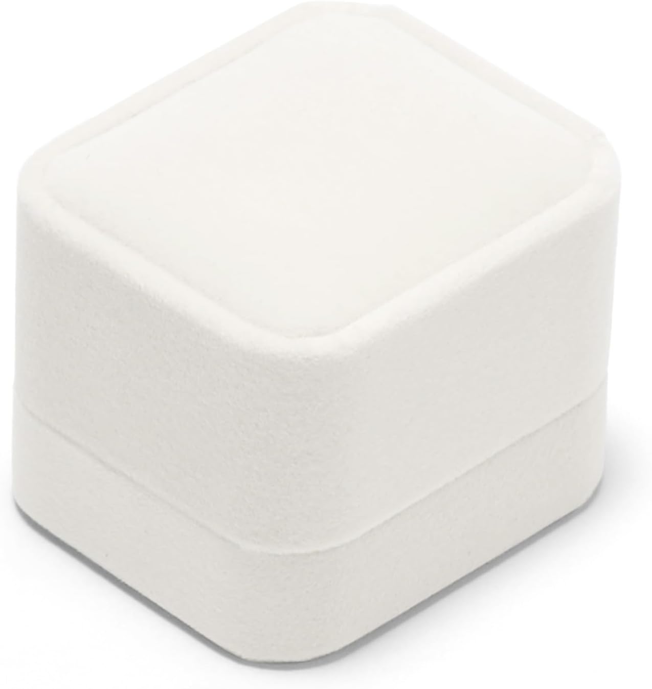 Thumbnail 2 de Oirlv Blanc Velours Boite à Bijoux – Coffret bague élégant 6x5x4 cm