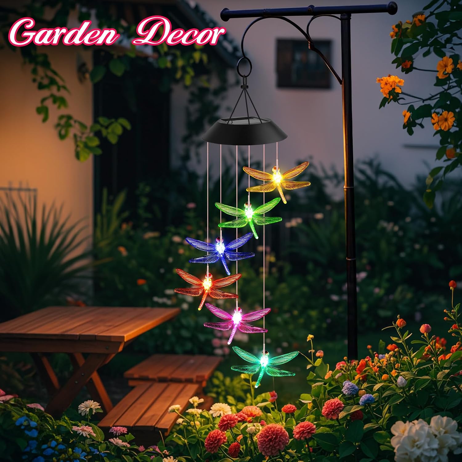 Detalle de Winzwon Solar Wind Chime