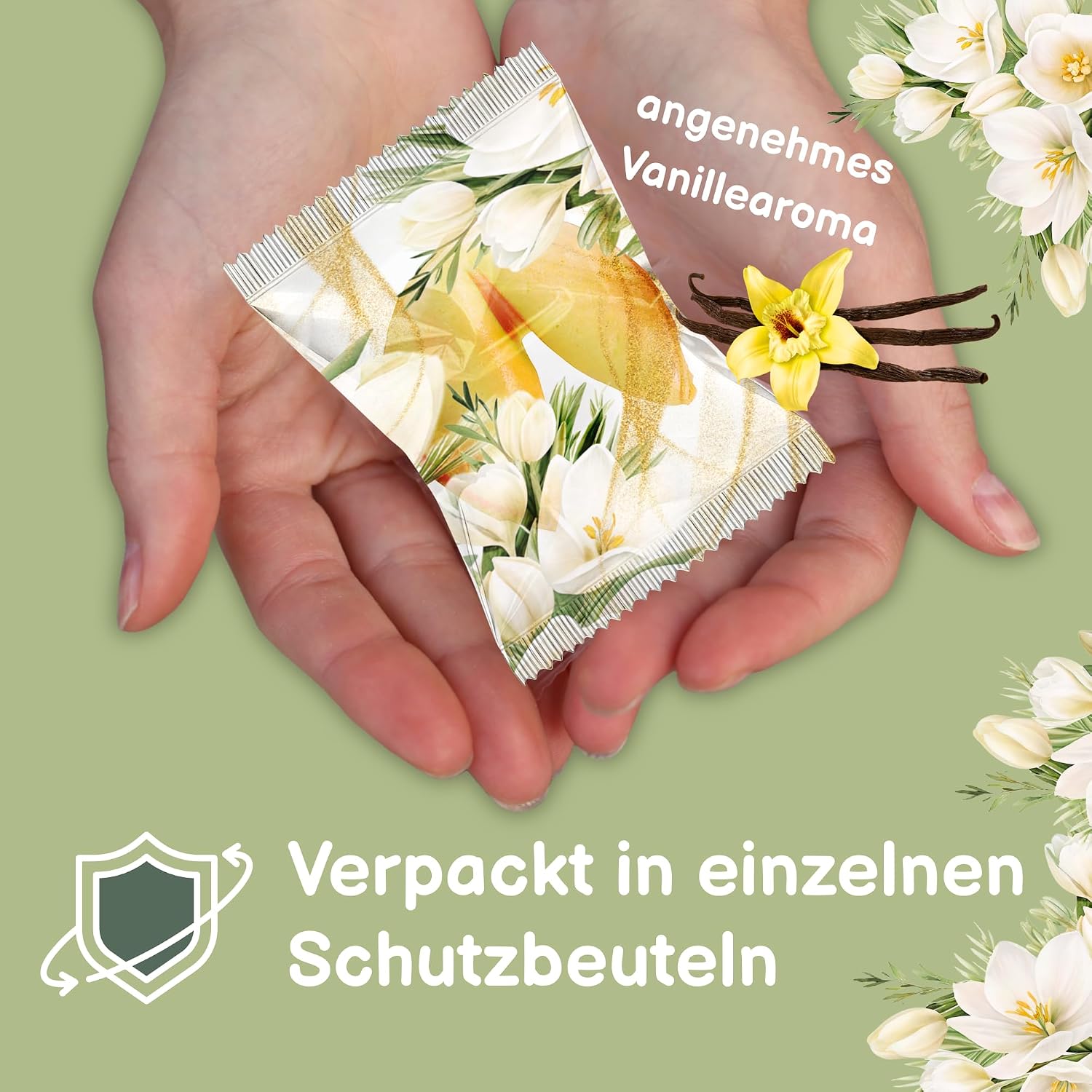 Detalle 2 de Glückskekse Einzeln Verpackt – 15 Stück mit freundlichen Sprüchen in Vanille, ideal als Gastgeschenke