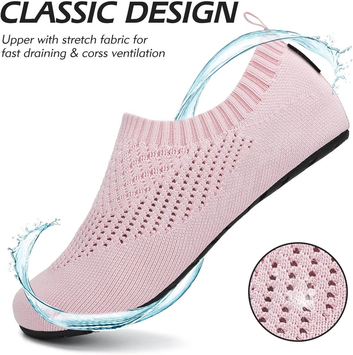 Thumbnail 1 de SAGUARO Unisex Badeschuhe – Wasserschuhe für Damen und Herren, schnell trocknend, rutschfeste Gummisohle (EU 37–47)