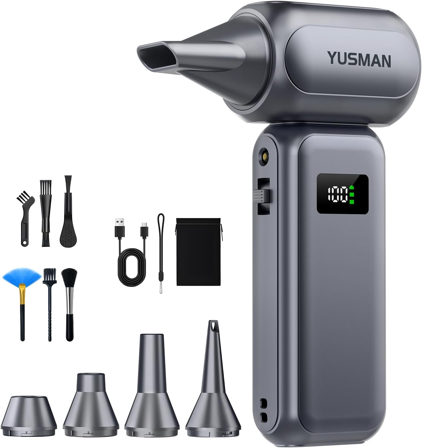 Detalle de YUSMAN YM01 Elektrisches Staubgebläse 12000 mAh