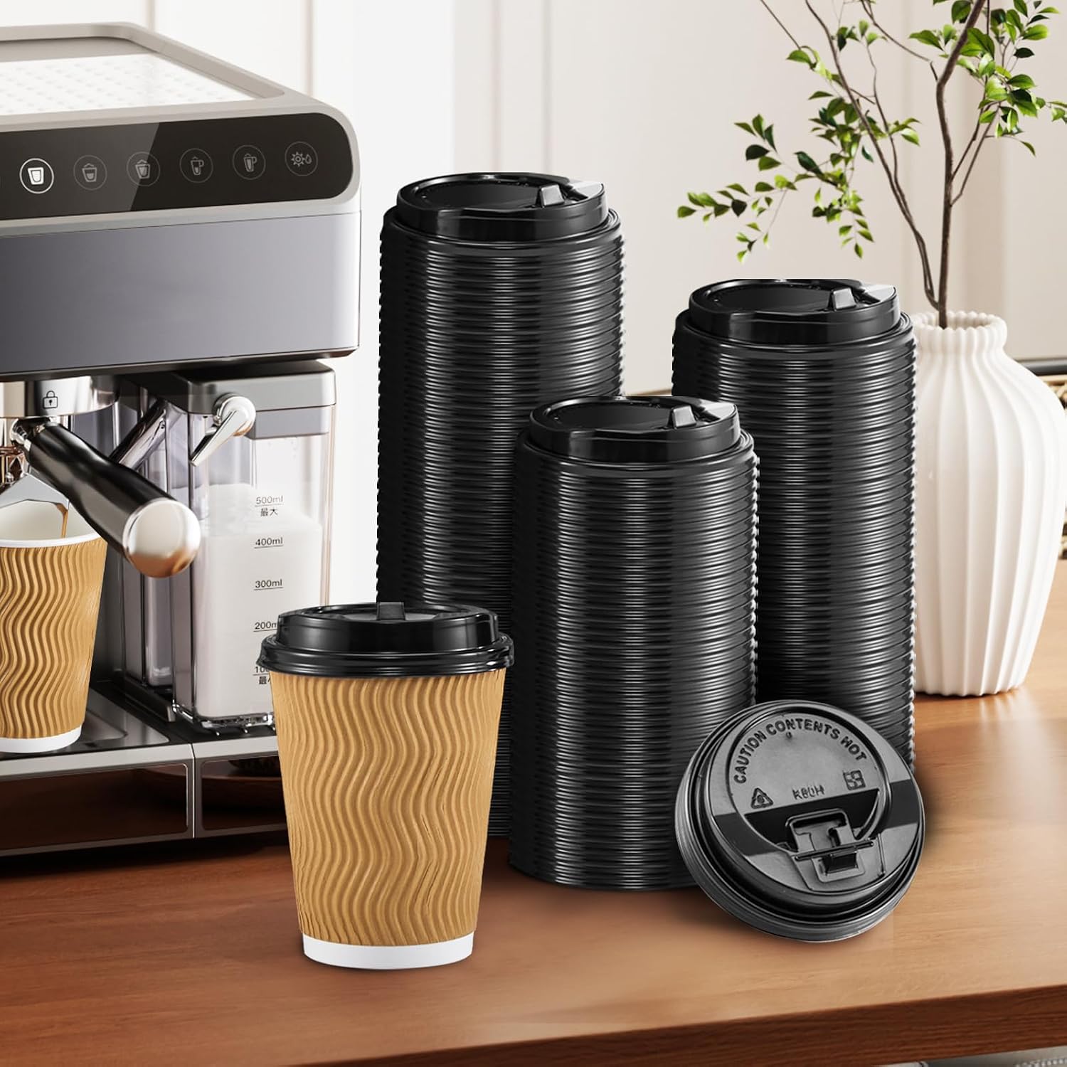 Thumbnail 4 de SIUQ 150-Pack Coffee Cup Lids ⚙