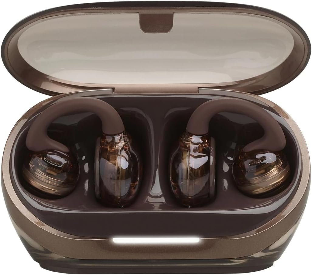 Detalle 2 de JBL Soundgear Clips True Wireless Open-Ear-Kopfhörer – SonicArc Design, Ghost Copper