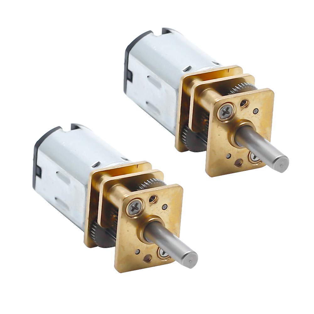Detalle de Augiimor GA12-N20 ミニ金属ギアモーター DC 6V・700RPM・3mmシャフト