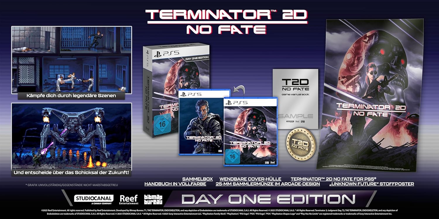 Detalle 2 de Terminator 2D Arcade Spiel Terminator 2