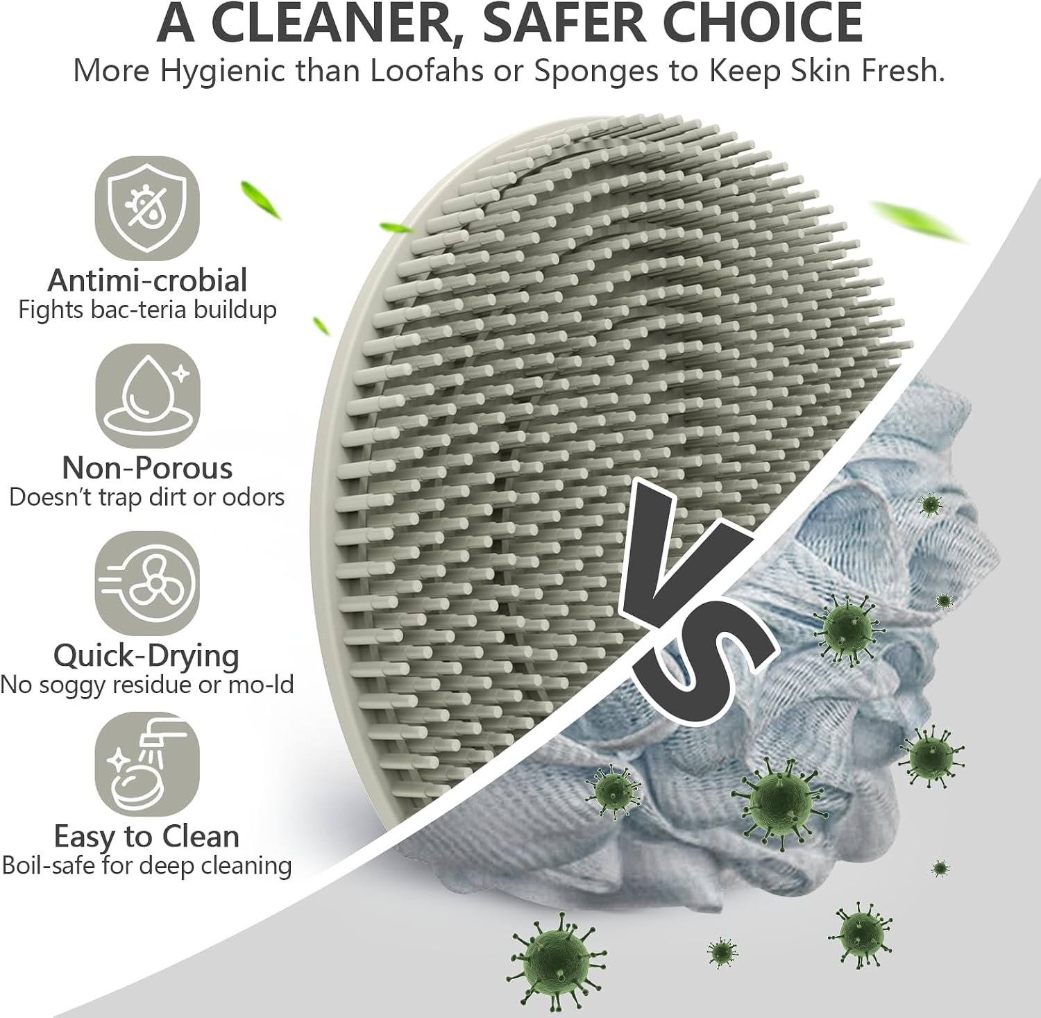 Detalle 2 de Silicone scrubber set 3 pack, 3-piece