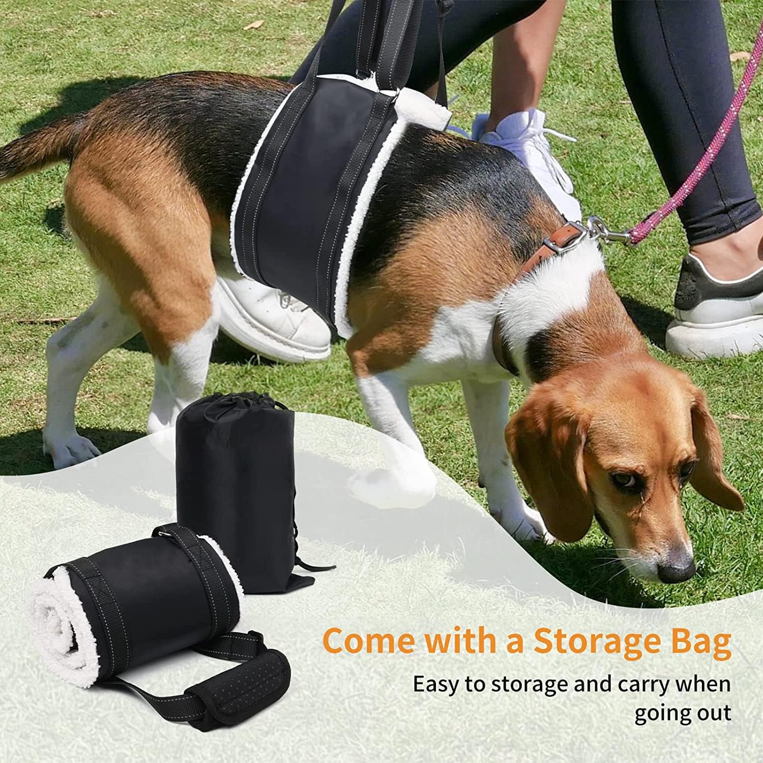 Thumbnail 6 de Medium Dog Mobility Aids Support Sling for Back Legs