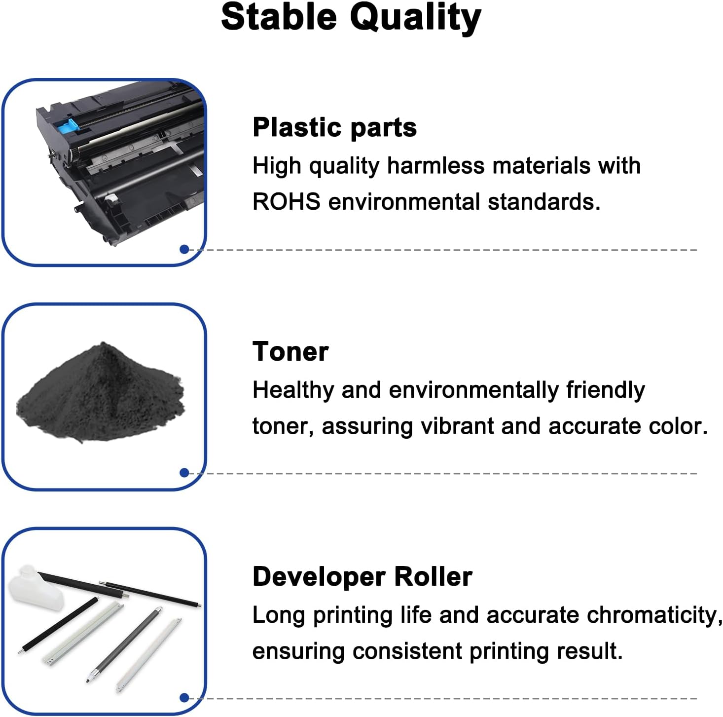 Thumbnail 6 de Toner Bank DR820 DR-820 Drum Unit, Black 2-Pack for Brother Printers