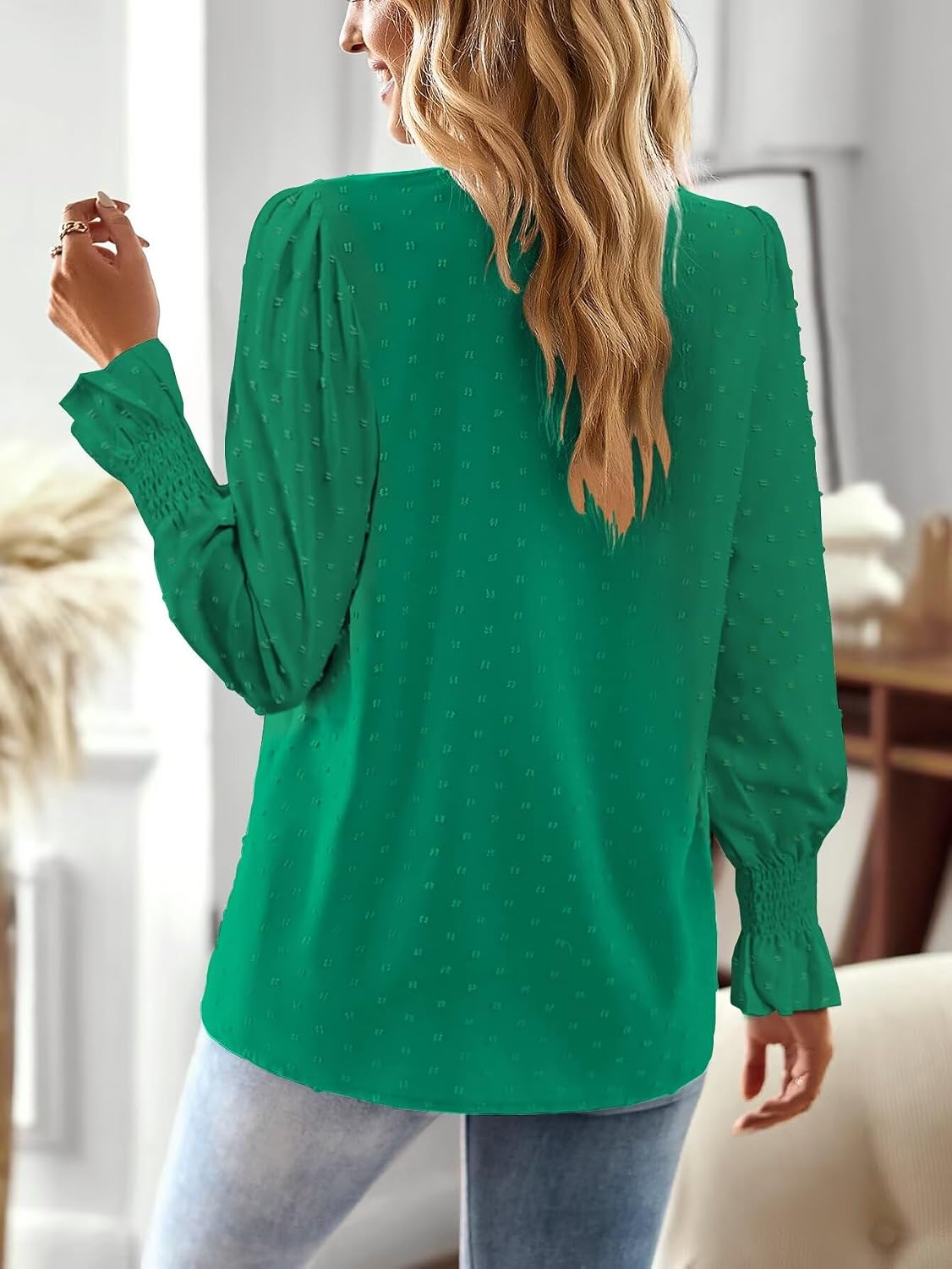 Thumbnail 2 de TUUHAW Langarmshirt Damen Herbst Boho Top