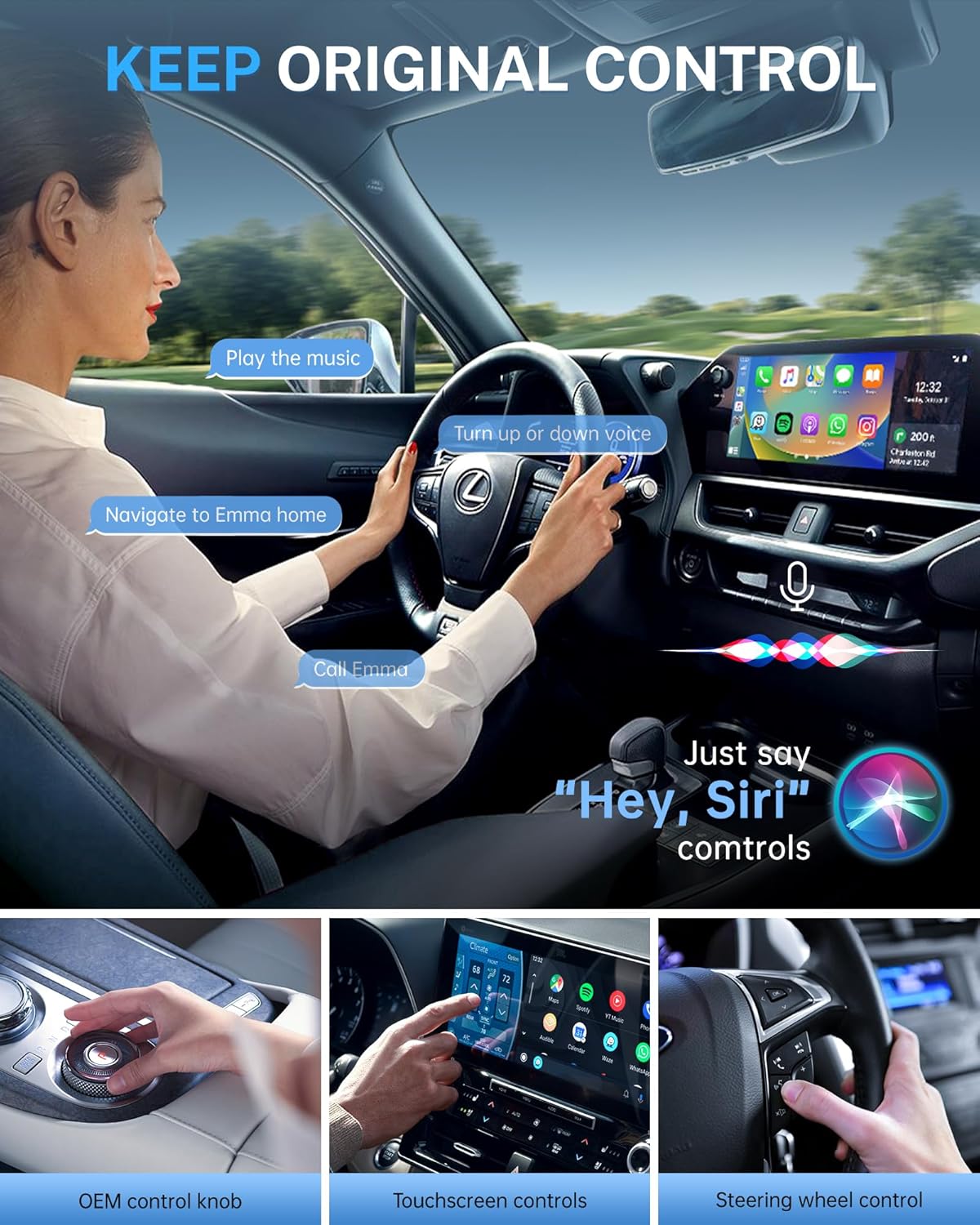 Thumbnail 5 de Jemluse Wireless CarPlay Adapter for iPhone