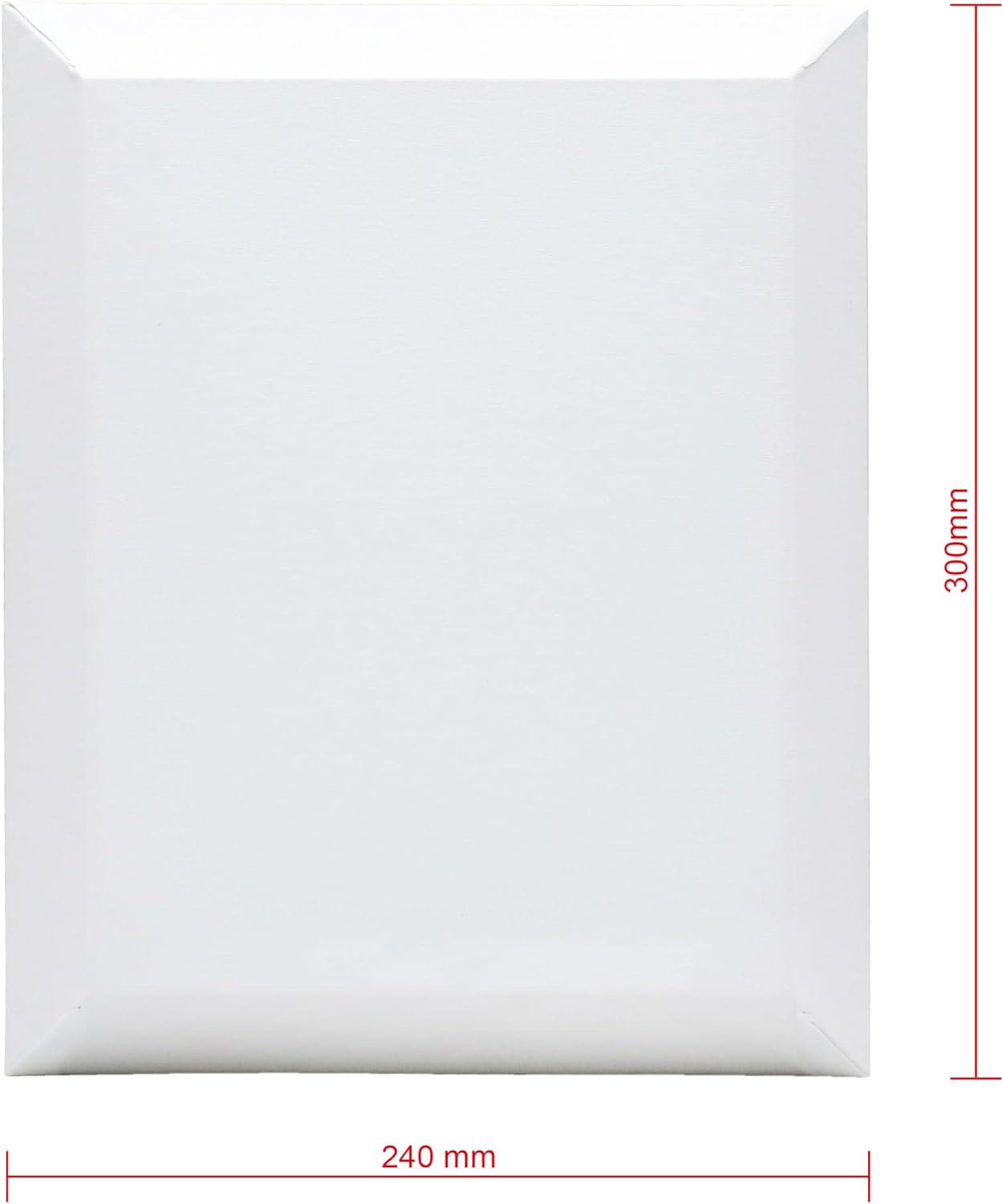 Detalle de EXERZ 24x30cm Bevelled Edge Pre-Stretched Canvas (4 Pack) — A Ready-to-Hang Artist Canvas