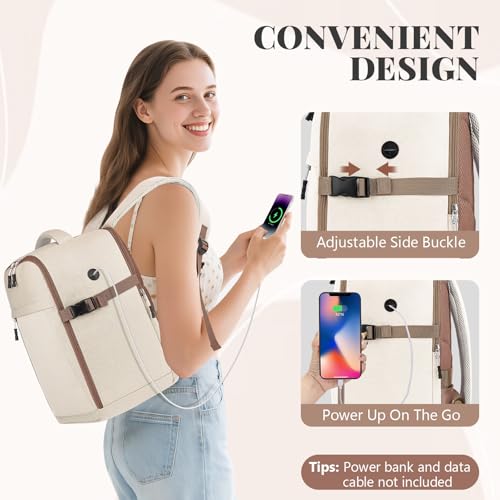 Thumbnail 4 de Hayayu Mochila de Viaje Cabina 45x36x20 cm (32L) con puerto USB y para portátil de 15.6”