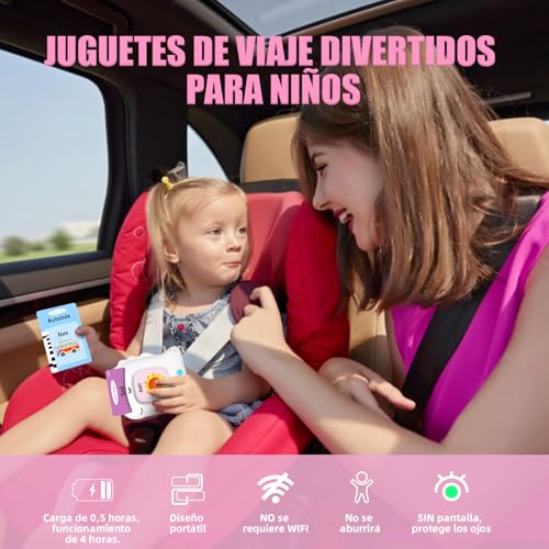 Thumbnail 6 de Tarjetas Flash Parlantes VISATOR 112 Tarjetas Bilingüe Español-Inglés para Niños 2+ Años
