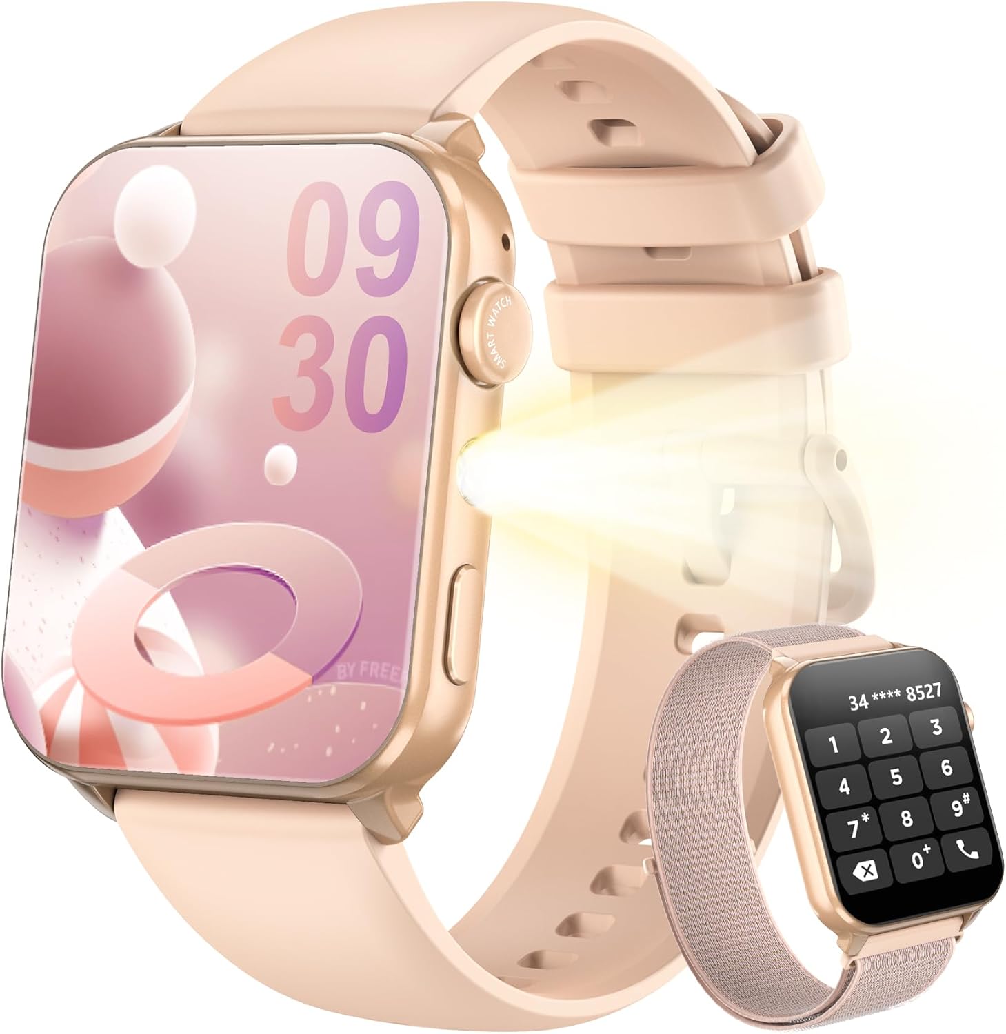 Blackview Smartwatch Uomo Donna: Orologio 1,91'' con Chiamate Bluetooth, 100+ modalità sportive e monitoraggio salute