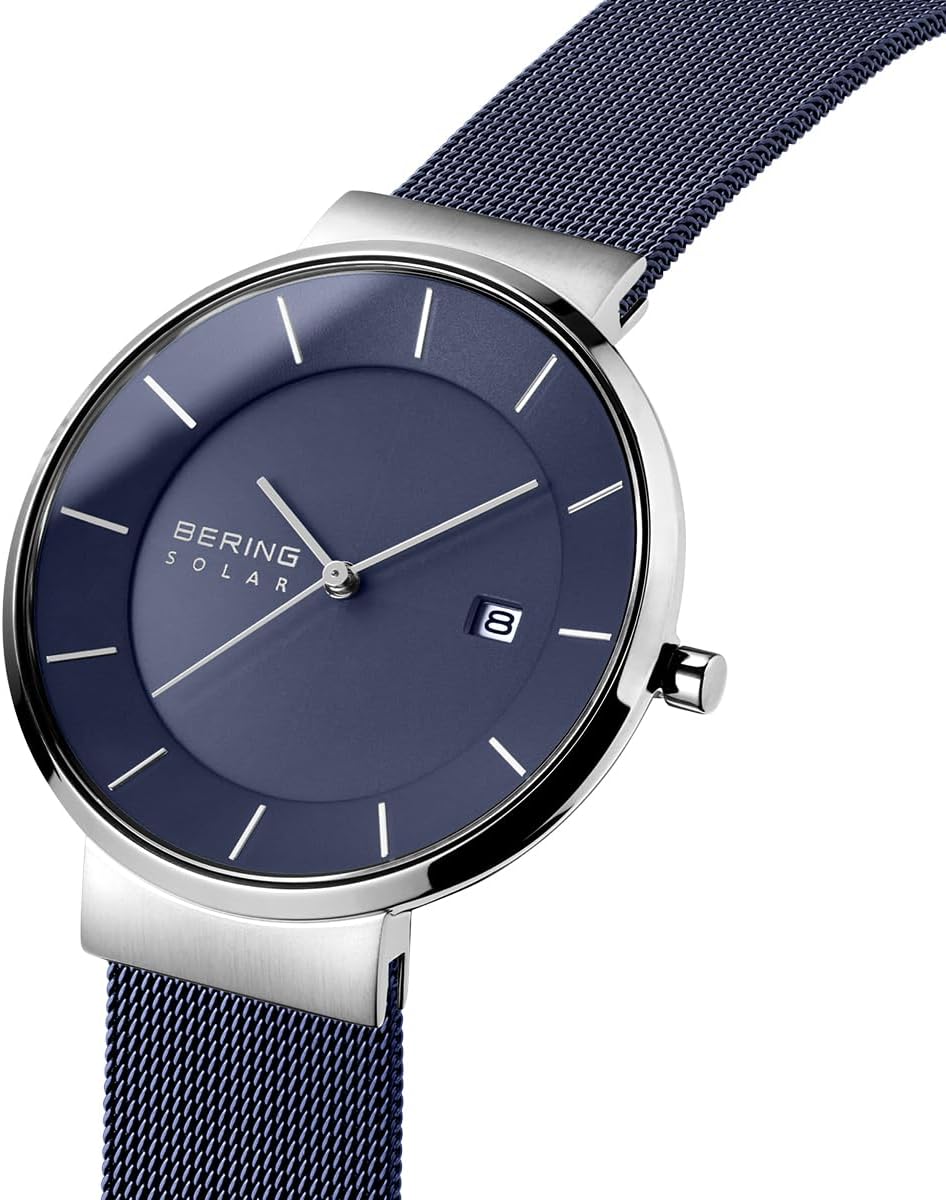 Thumbnail 1 de BERING Herren Solar Uhr 39 mm – Edelstahlgehäuse, Saphirglas, Milanaiseband, 5 ATM