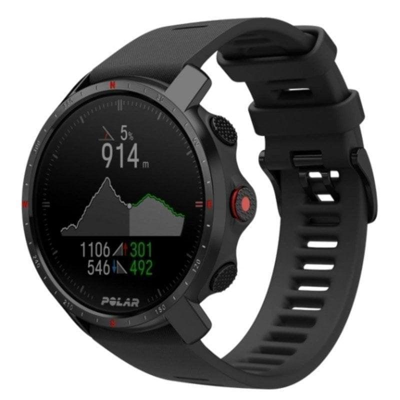 Detalle de Polar Grit X Pro Titan Bluetooth GPS 1,2" Negro — reloj inteligente robusto para outdoor