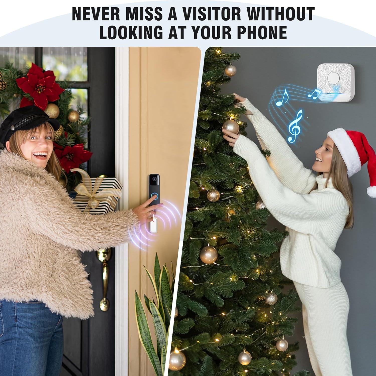 Detalle 2 de BITIWEND Wireless Doorbell Extender for Blink