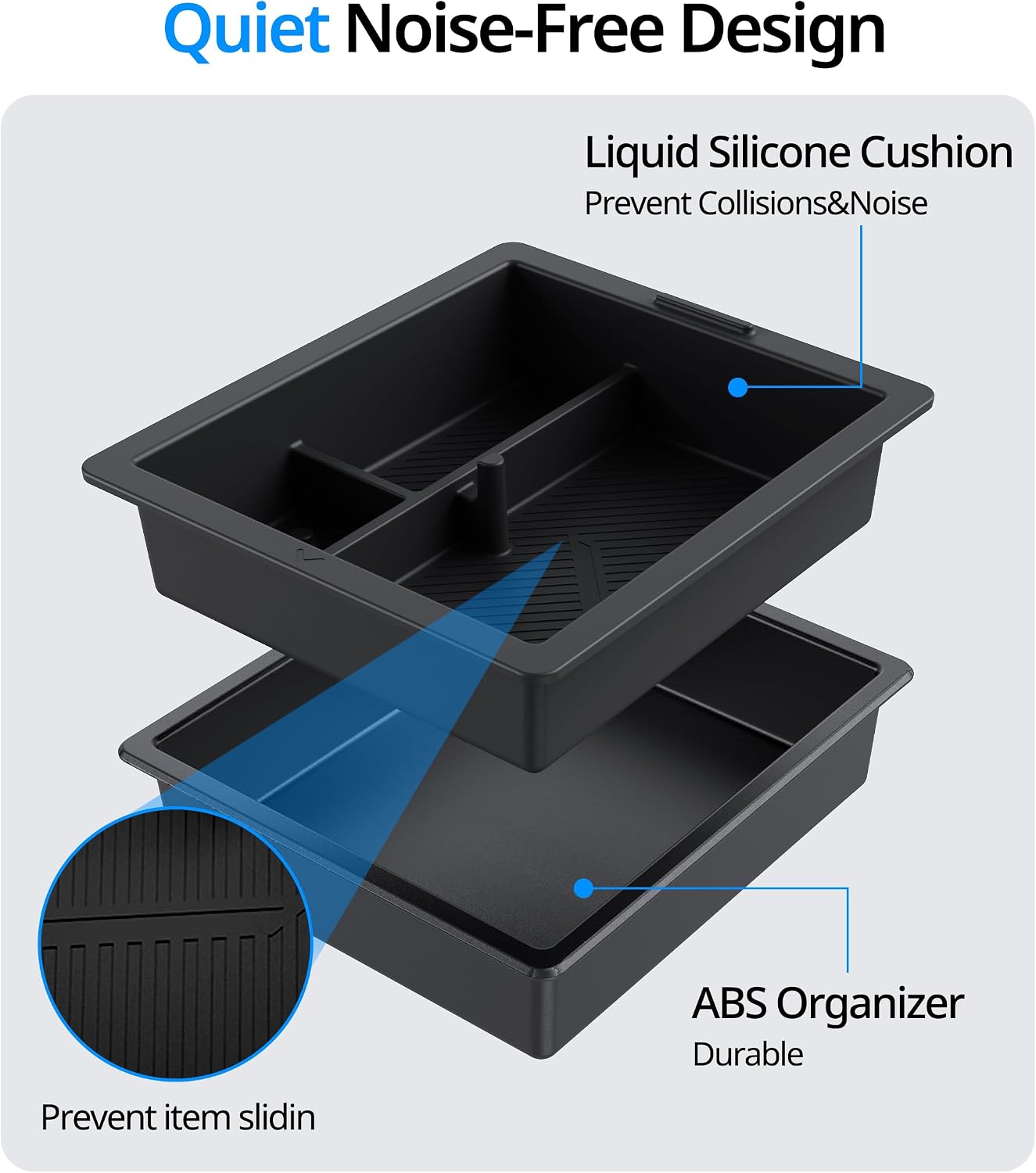 Thumbnail 2 de UBeesize Tesla Model Y Center Console Organizer Tray