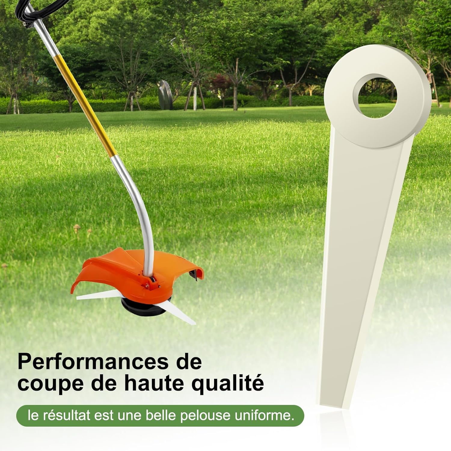 Thumbnail 6 de FourShow 25 lames de rechange en nylon pour débroussailleuse/ coupe-bordures STIHL Polycut 5-3,6-3,7-3,10-3,20-3,40-3,41-3