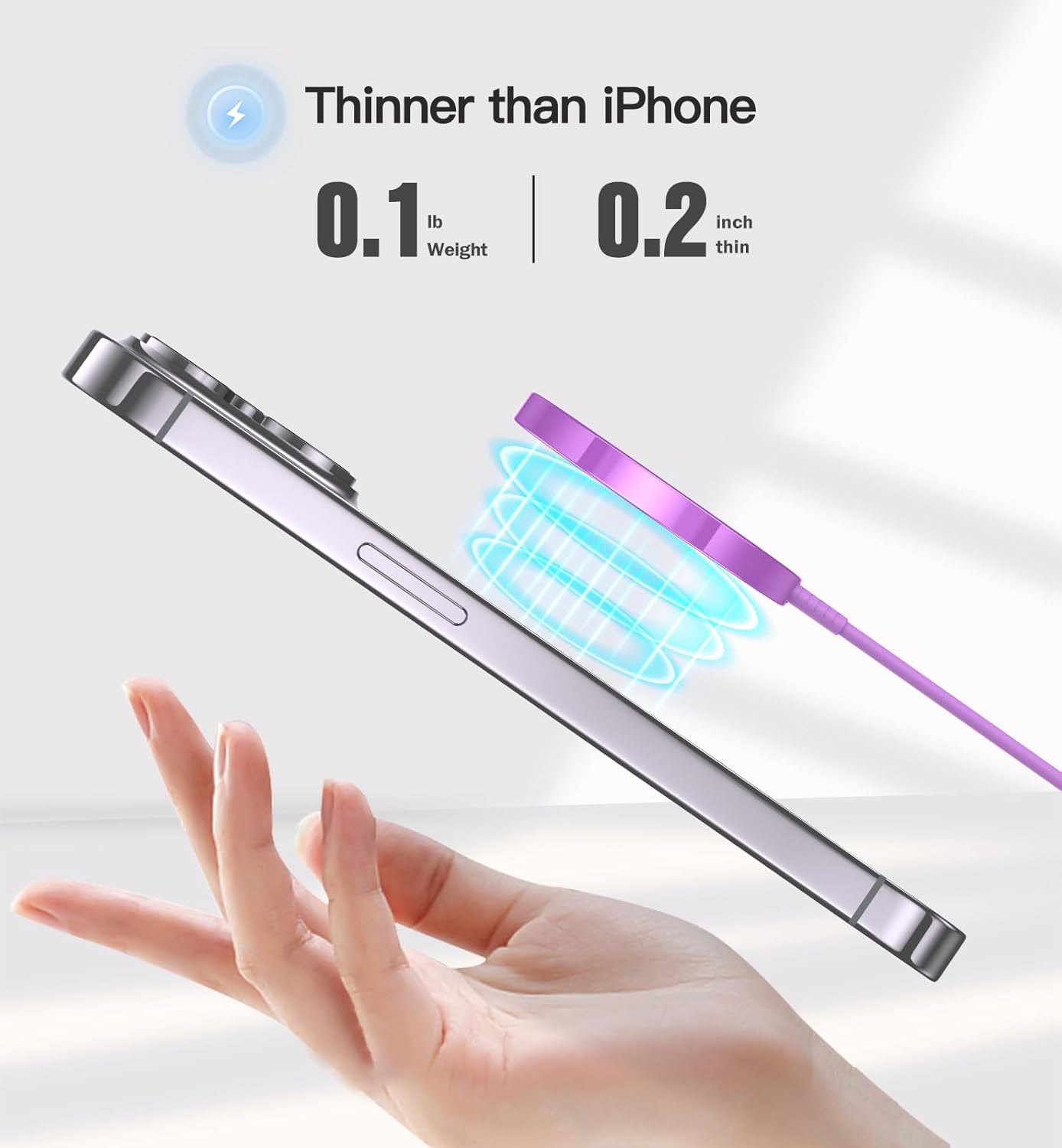 Thumbnail 1 de OANDYS For MagSafe Charger 2 Pack (15W) — magnetic wireless chargers for iPhone 17/16/15/14/13/12 series & AirPods (USB‑C/USB‑A)