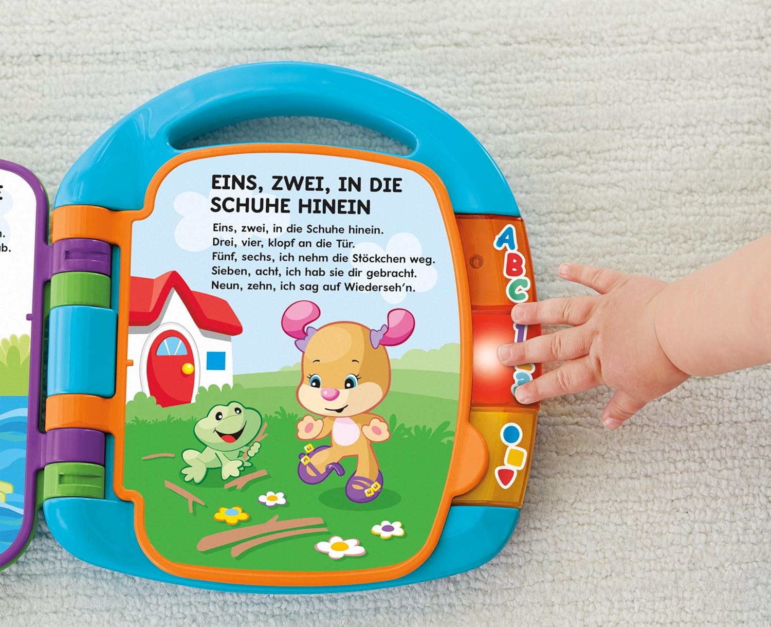 Detalle 2 de Fisher-Price Lernspaß Liederbuch 6 Monate