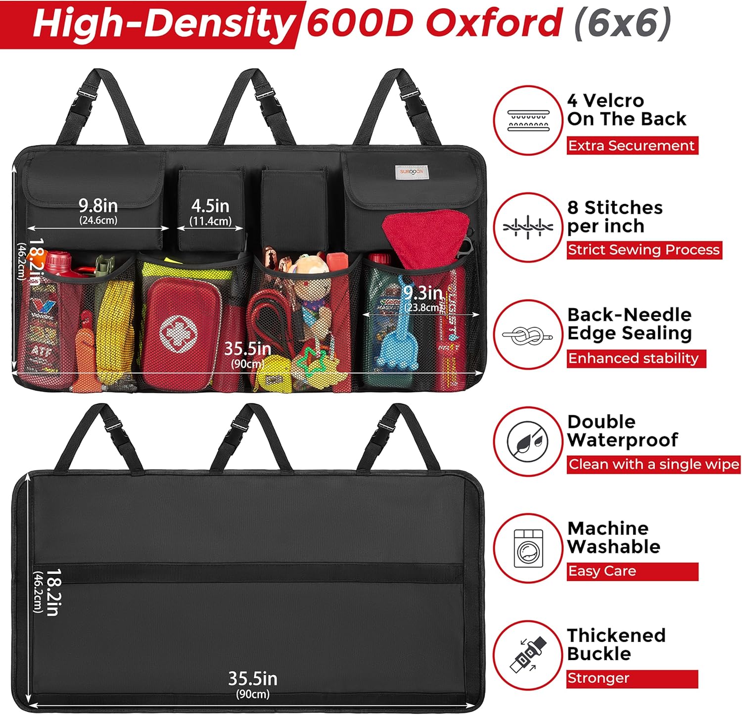 Thumbnail 3 de SURDOCA car boot organiser 43.3 in