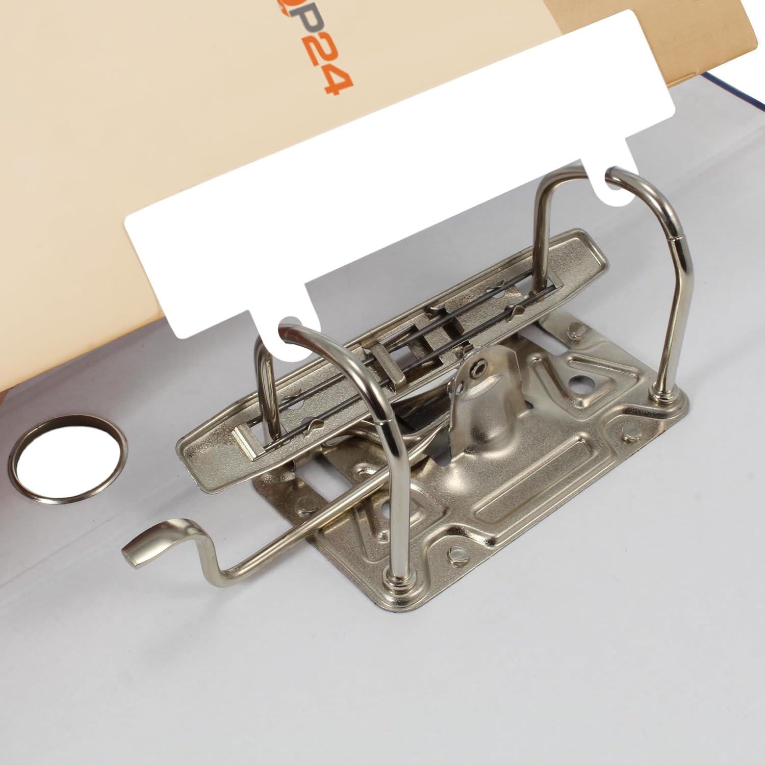 Detalle 2 de Bandes d'agrafage à coller transparentes – Dispositif de classement autocollant (122 x 25 mm, 100 pièces)