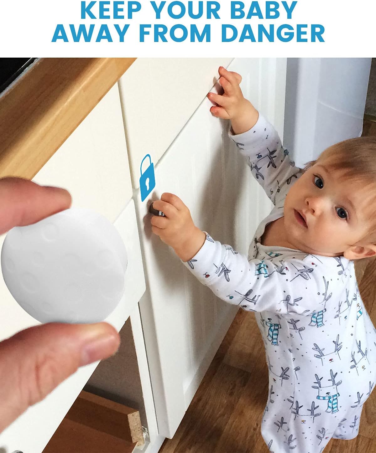 Thumbnail 4 de Trongle child locks 8-pack magnetic