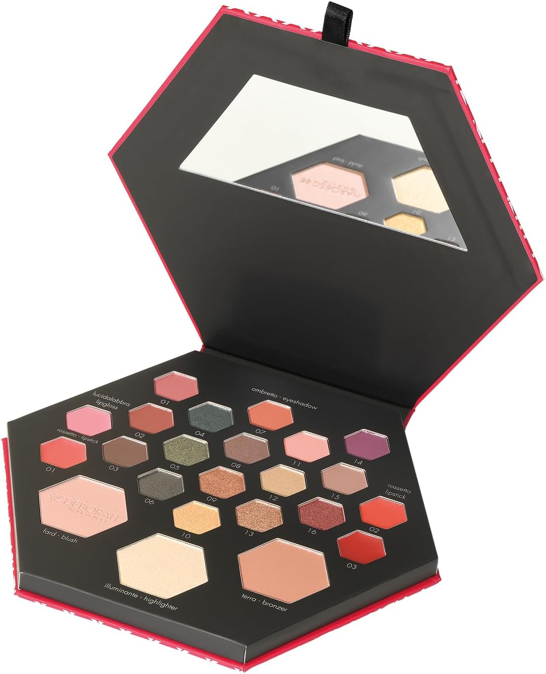 Thumbnail 1 de Deborah Milano Make Up Beauty Gift Vol. 2 Small: trousse regalo donna con palette, gloss, rossetti e finish caldi