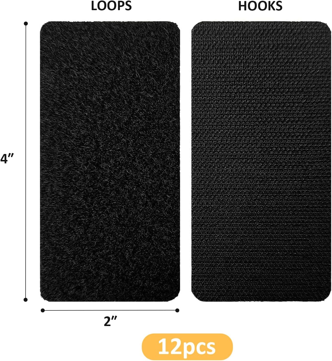 Thumbnail 1 de hautllaif 12 Pcs Industrial Strength Sticky Pads – Heavy Duty Double-Sided Tape for Walls, Floors and More