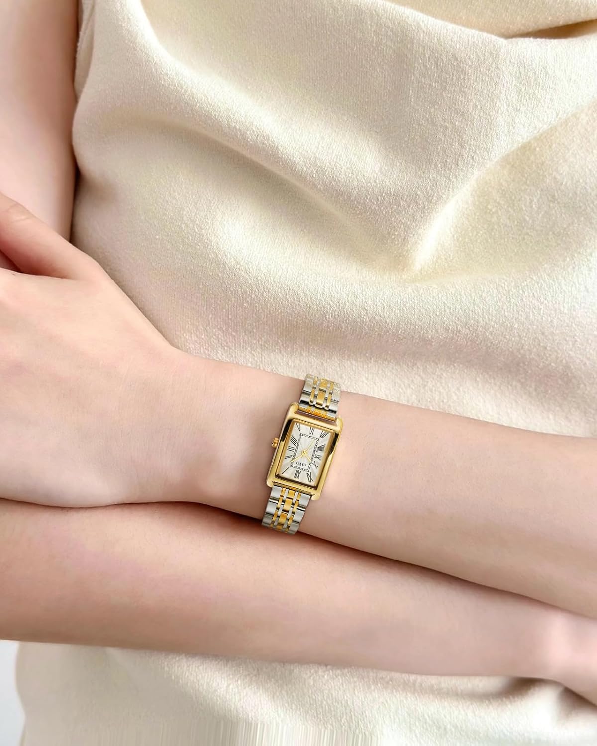 Thumbnail 2 de CIVO Vintage Damen Armbanduhr Rectangular