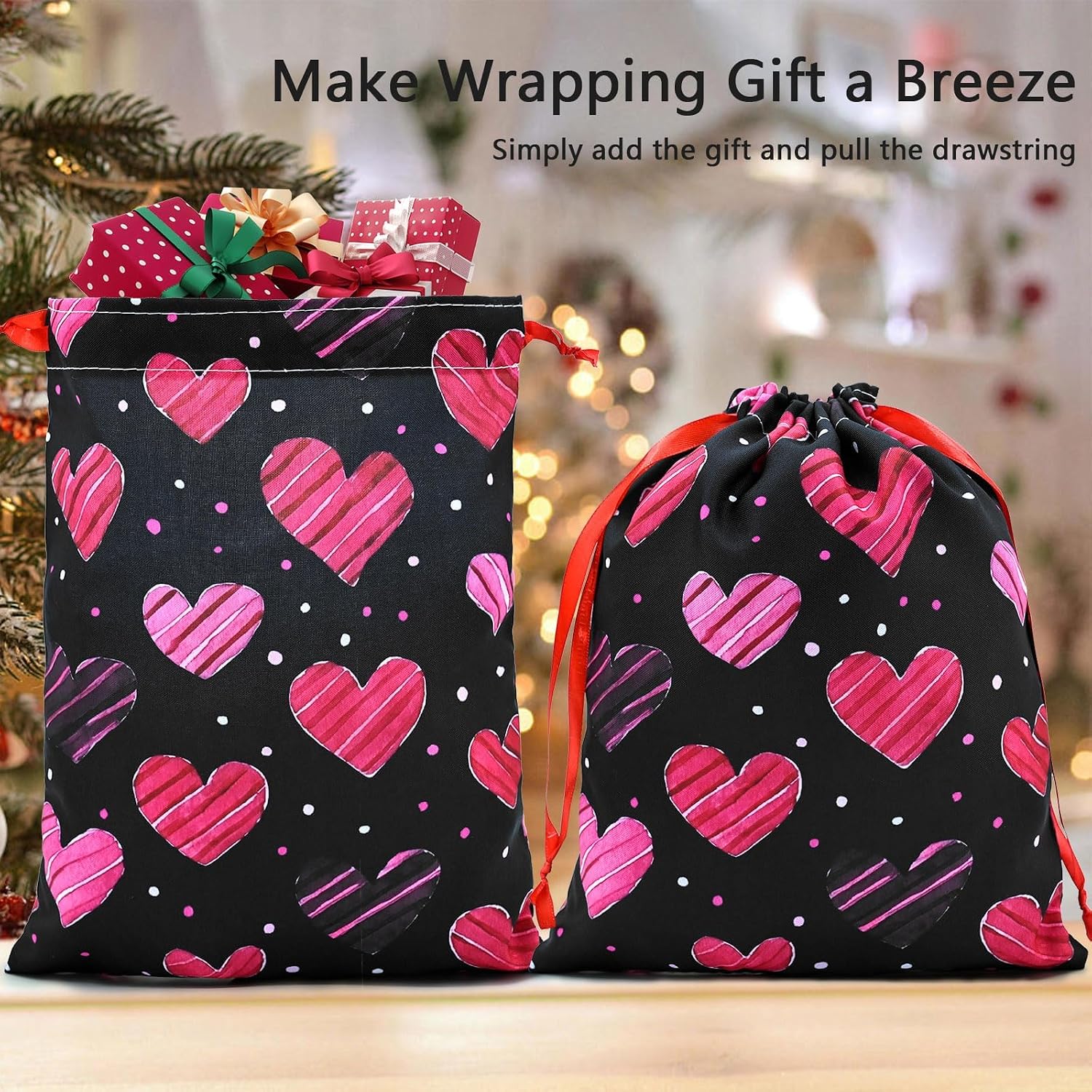 Thumbnail 4 de Fabric Gift Bags, 2-Piece Set