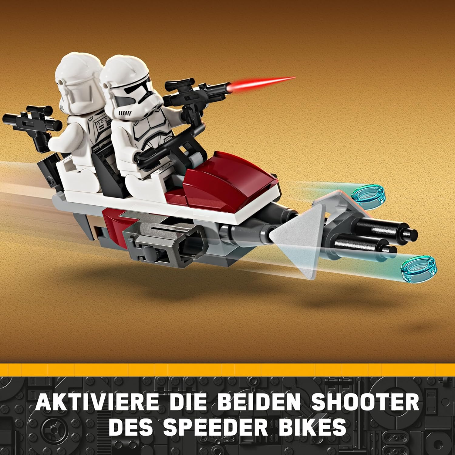Thumbnail 3 de LEGO Star Wars 75372 Clone Trooper & Battle Droid Battle Pack – inkl. 4 Minifiguren, 5 Droiden und Speeder Bike