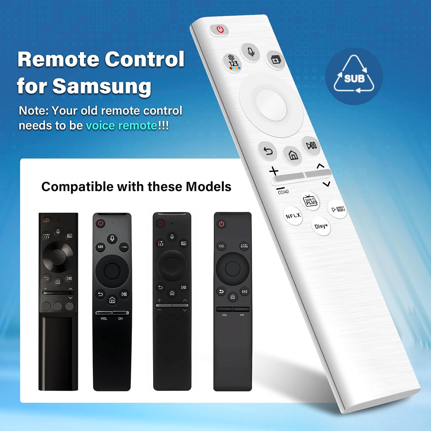 Thumbnail 2 de Samsung BN59-01391A Fernbedienung 2021–2023