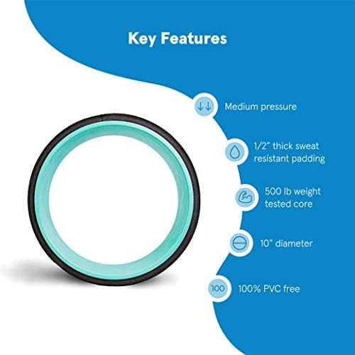 Detalle 2 de Chirp Wheel Foam Roller – Targeted Back & Neck Relief, 4-Pack Mint