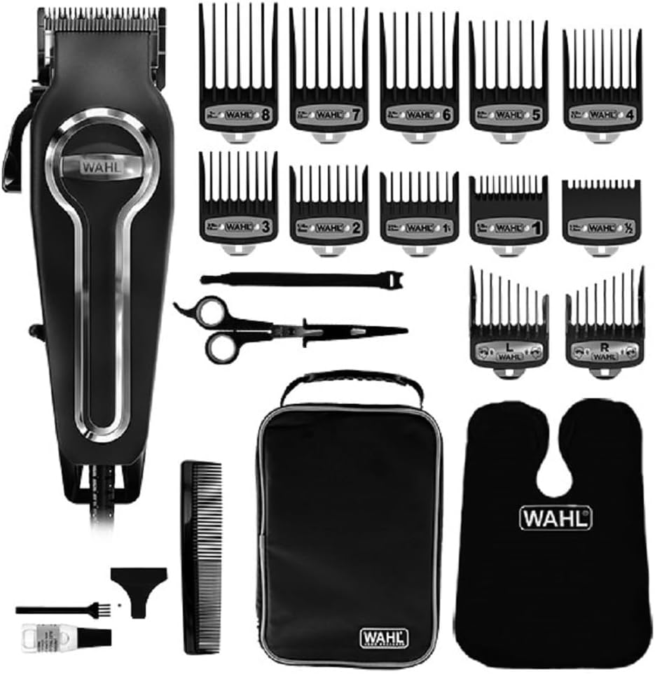 Detalle de Wahl Elite Pro Haarschneider für Männer – Selbstschärfende Präzisionsklingen, Secure-Fit, Taper Lever, kabelgebunden