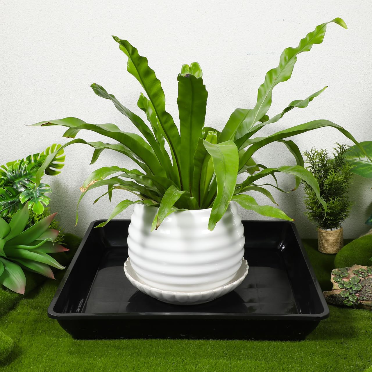 Thumbnail 6 de Milisten Square Plant Saucer 35cm